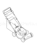 Page B Diagram and Parts List for 12A-445C001 2007 Yard Man Lawn Mower
